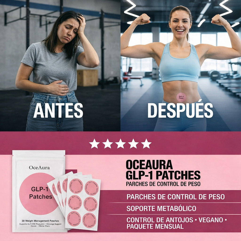 Parches GLP 1 para adelgazar y control del Apetito (30 unidades)