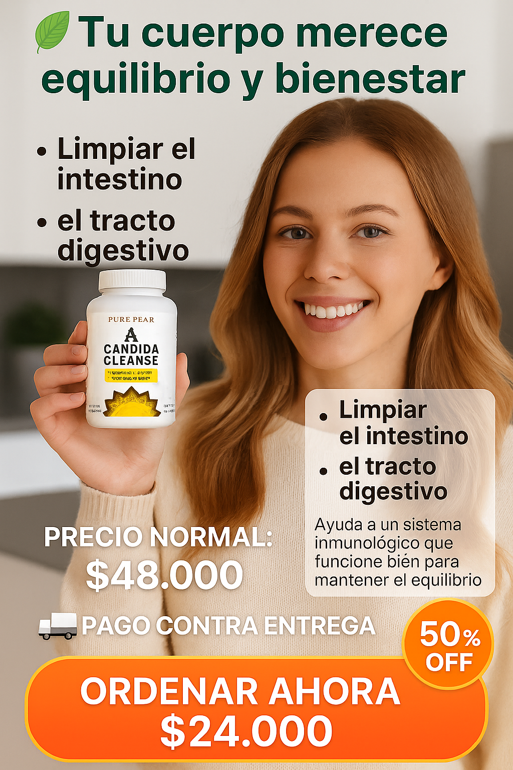 Candida Cleanse - Limpia tu cuerpo desde adentro