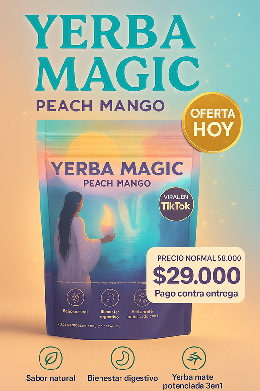 Yerba Magic Té Mate Natural Peach Mango