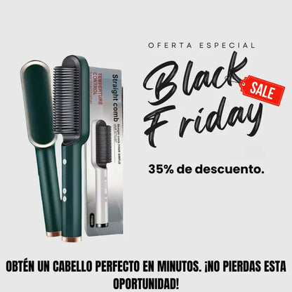 HairFusion Pro Cepillo Alisador  2 en 1 - Precio Especial 🔥