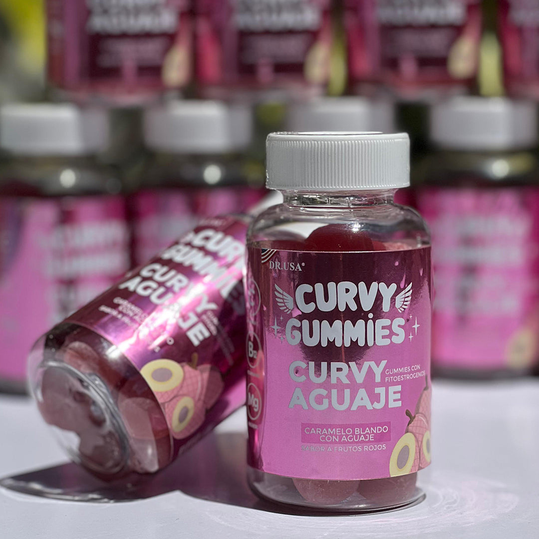 CURVY GUMMIES CURVAS PERFECTAS - AGUAJE + VITAMINA B6 - 60 U.
