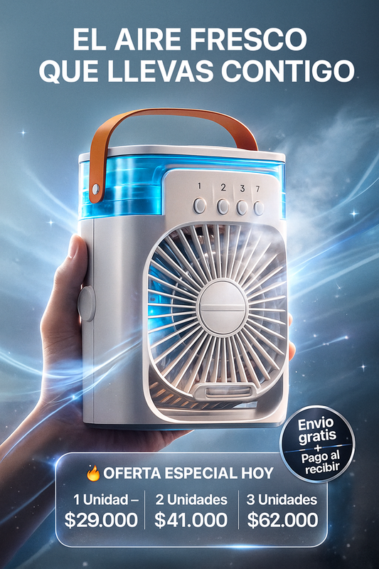FrostyAir Portatil Enfría - Humidifica - Purifica