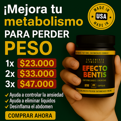 EFECTO SENTIS - 60 CÁPSULAS - NUEVO DISEÑO