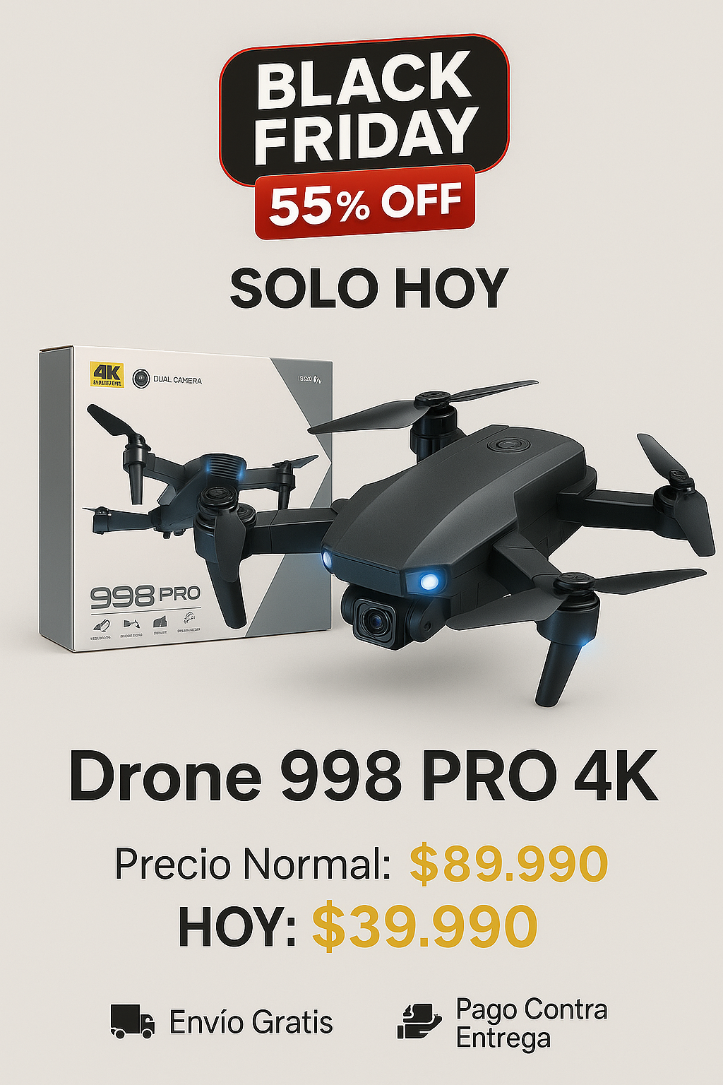 998 PRO CAMARA FULL HD 4K