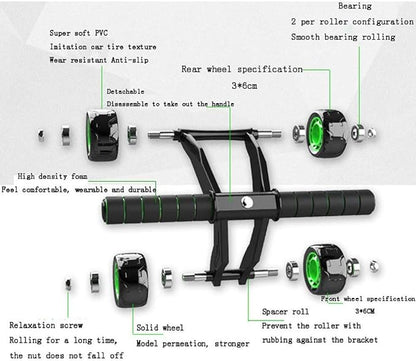 NUEVA RUEDA ABDOMINAL DE 4 RUEDAS