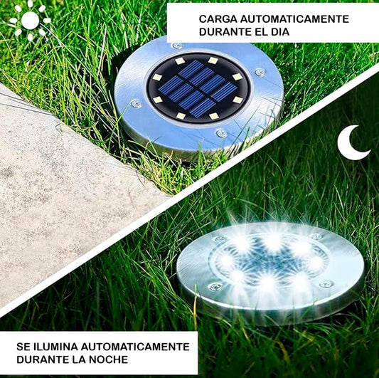 NUEVAS LUCES SOLARES PARA JARDÍN X4 UNIDADES